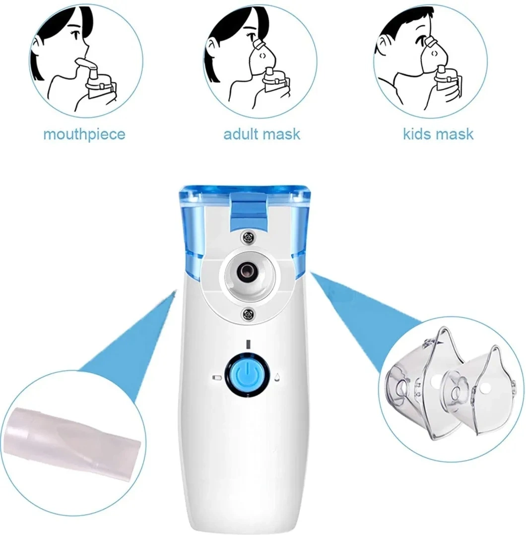 Three-Way Mouth-Piece Micro Mesh Nebulizer