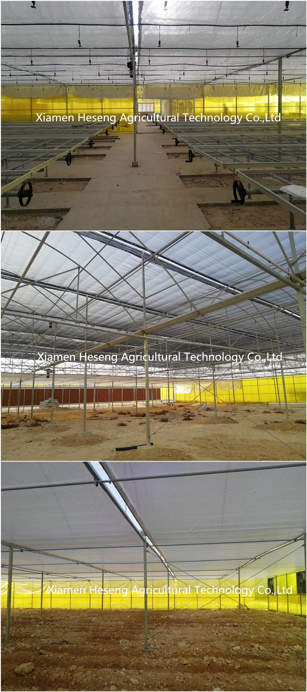 Greenhouse Ventilation Equipment Curtain System for Shade/Energy Saving/Blackout/Light Deprivation Greenhouse Environment Control with Pinion and Rack