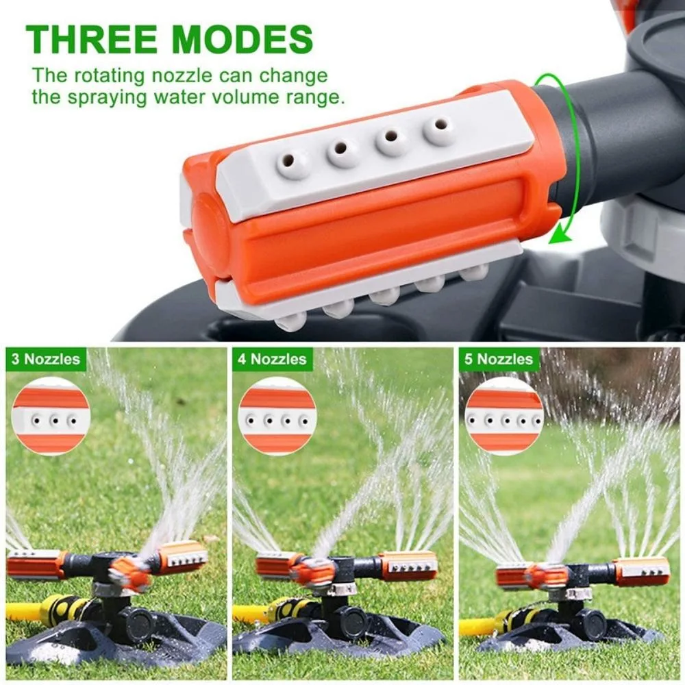 360 Degree Automatic Rotation Adjustable Garden Water Sprinklers Ci20003