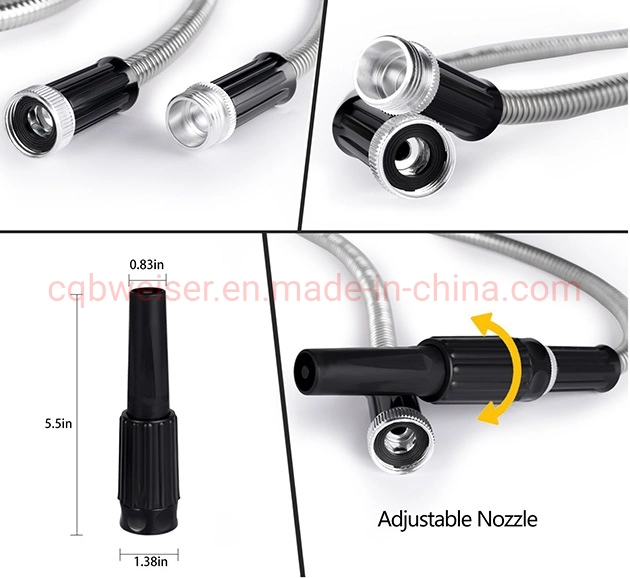 Irriglad Retractable 304 Stainless Steel Expandable Watering Garden Hose