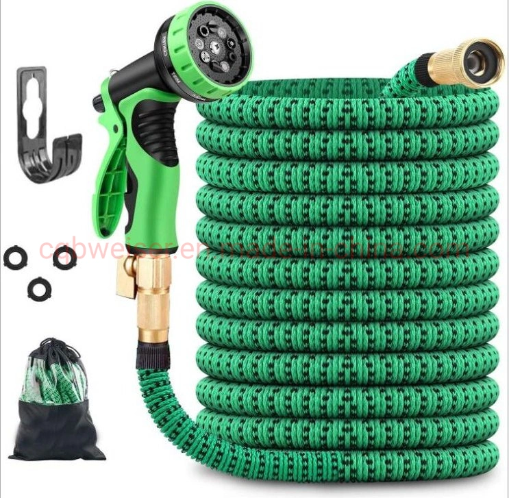 Expandable Garden Hose 100FT Magic Hosepipe with 8function Spray Gun