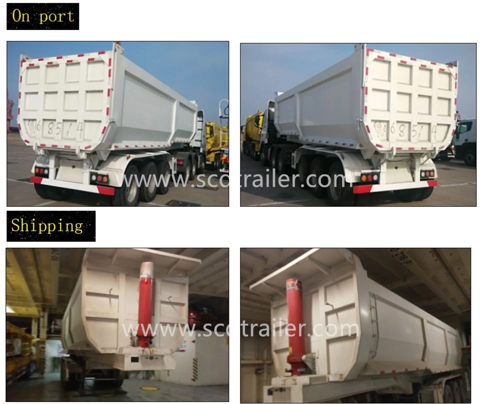 Three Axle Heavy Duty Cargo Trailer Sidewall Semi Trailer