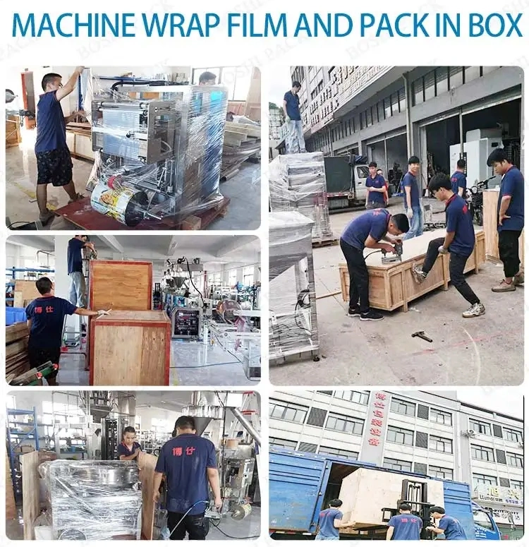 Snacks Multiheads Weigher Packing Machine to Pack Chips Soya Chunks Multi Head Full Packaging Machine for Soya Chunks