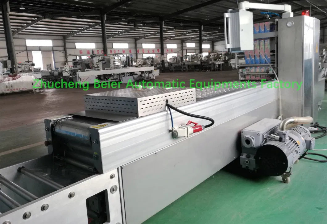 Film Stretching Vacuum and Nitrogen Filling Thermoforming Packing Machine for Food/Meat/Vegetable