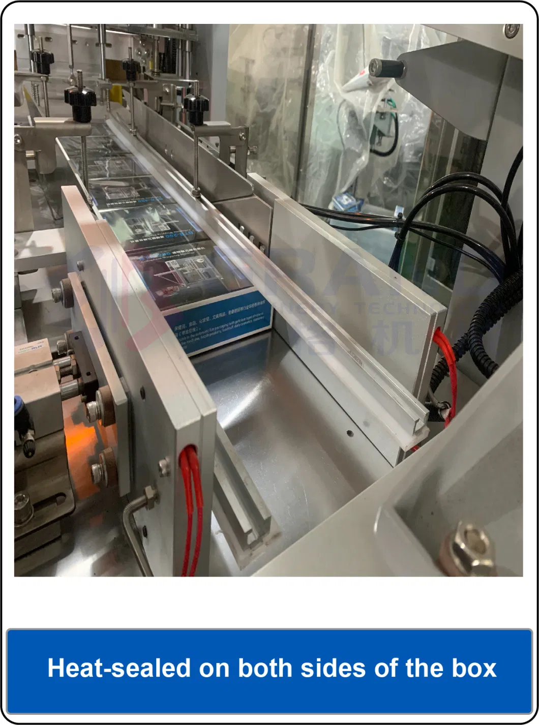 Automatic BOPP Film Packaging Medical Butter Biscuit Box Overwrapping Cellophane Wrapping Packing Machine