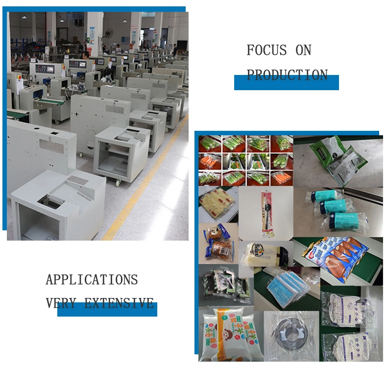 Small Milky Cookies Macaroon Pillow Packing Machine Horizontal Food Packaging Machinery Price