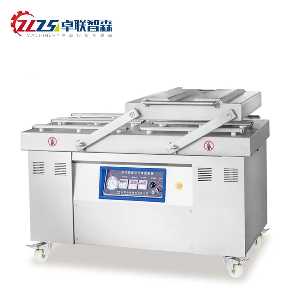 Tray Sealing Cooked Foods Skin Vacuum Packing Machines Processing Fish Skin Pack Machine