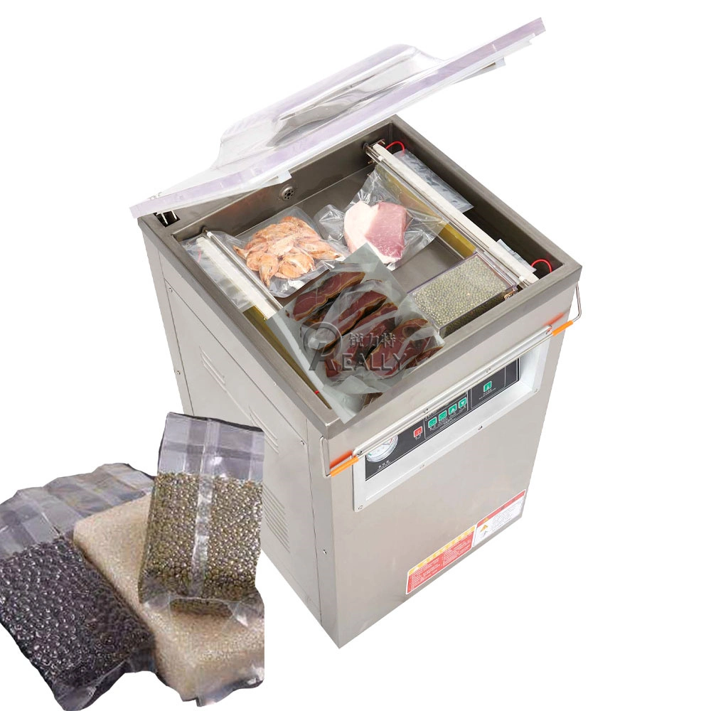 Food Vertical Internal Vacuum Packaging Machine Commercial Internal Vacuum Electronic Products Vacuum Continuous Sealing Machine