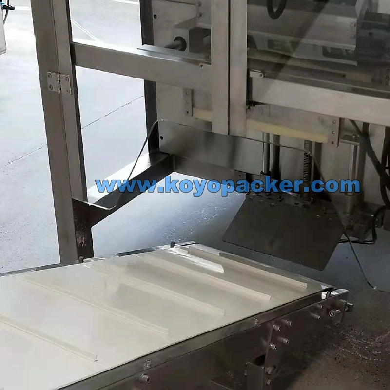 Ky420d Vffs Nitrogen Filling Fried Fish Skin Chips Packing Machine, Automatic Forming Packaging Sealing Date Printing