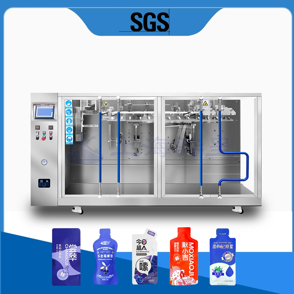 Automatic 500ml 1L Sauce Juice Pouch Filling Packing Machine Ketchup Paste Tomato Sauce Doypack Bag Packing Machine