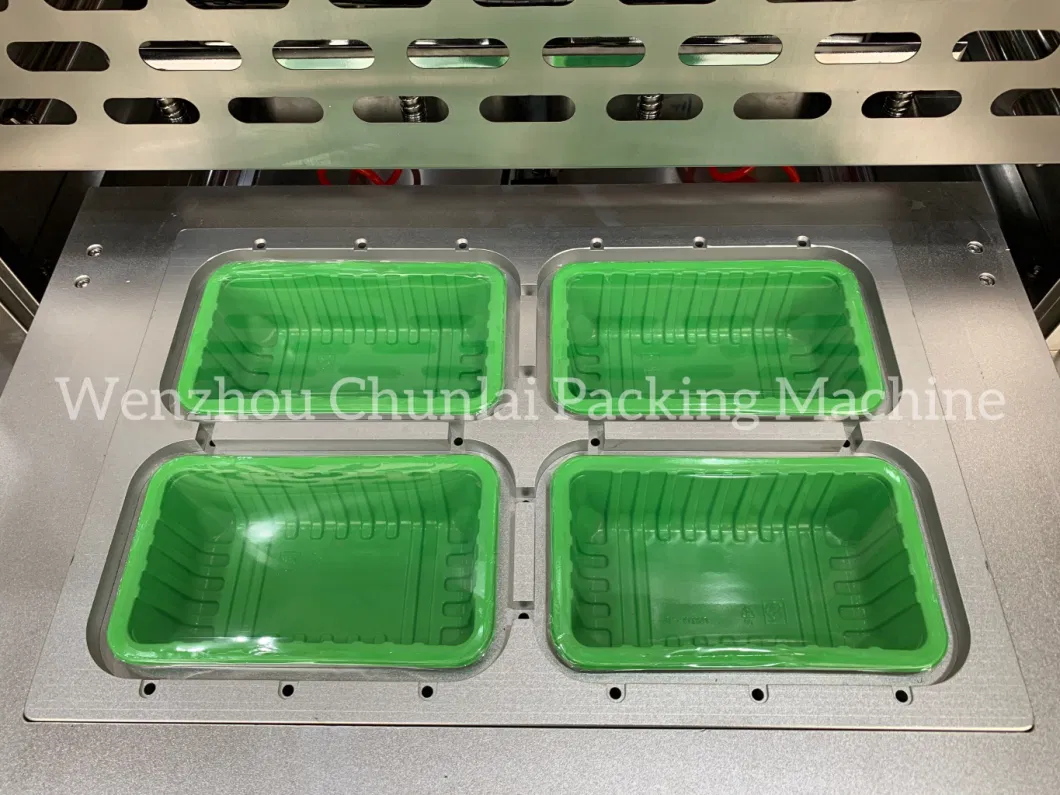 Vegetable, Fruit Map Modified Atmosphere Packaging Container Sealing Machine F