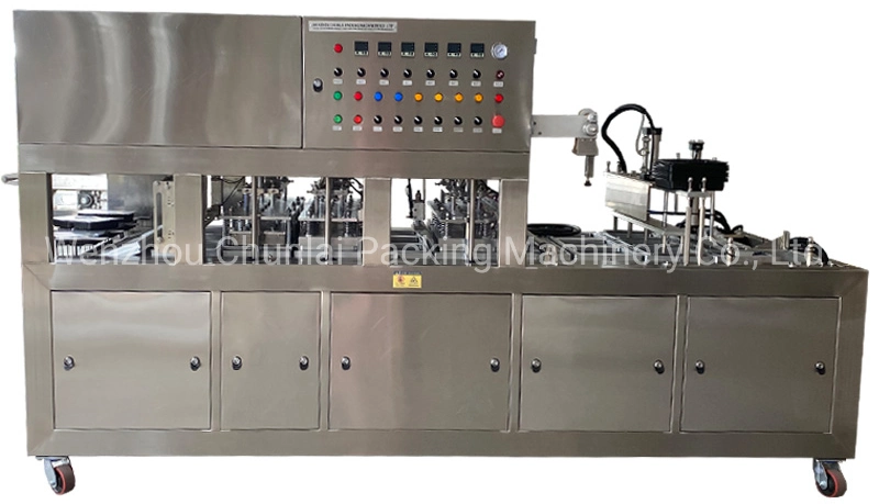 Hair Care Products Fast Food Lunch Rice Chicken Tray Packing Machine