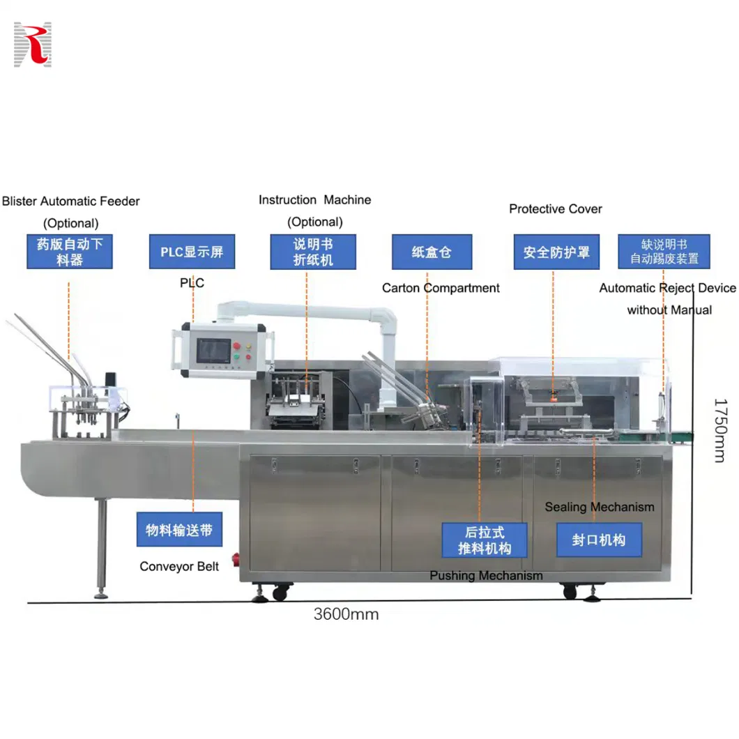 Automatic Alu Alu PVC Butter Honey Liquid Packing Pill Blister Packaging Machine