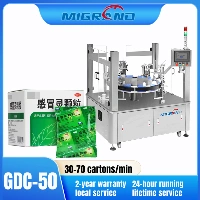 Gds-118p2 Tffs Machine Full Automatic Small PVC Bottle Mono Dose Ampoule Vial Thermoform Fill Seal Machine