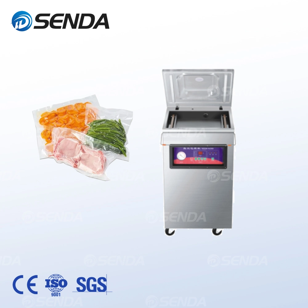 Vertical Type Standing Commerical Vacuum Packing Machine for Yellow Cilantro Vegetables