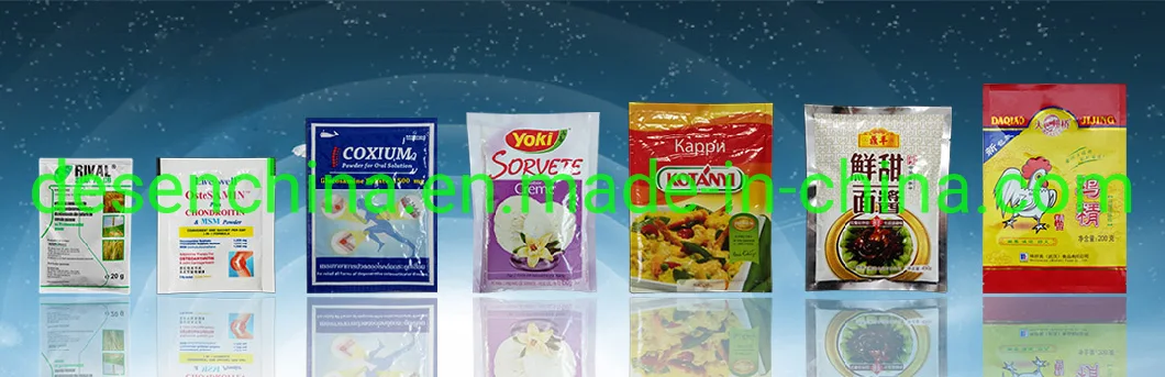 20-30 Kgs Vffs Auto Textured Tissue Soya Chunks Columbus Lemon Juice Sachets/Fruit Juice Stick Packaging Machine