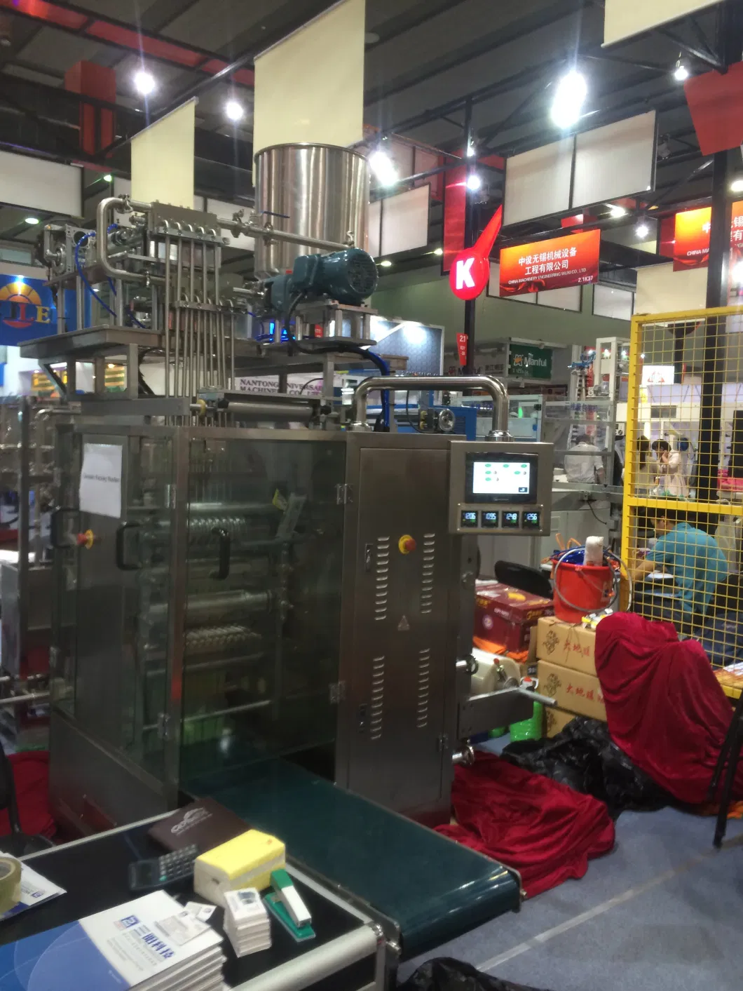 Automatic Vertical Sachet Pouch Packing Packaging Machine Filling for Sauce/Seasoning/Salt/Masala/Tomato Paste