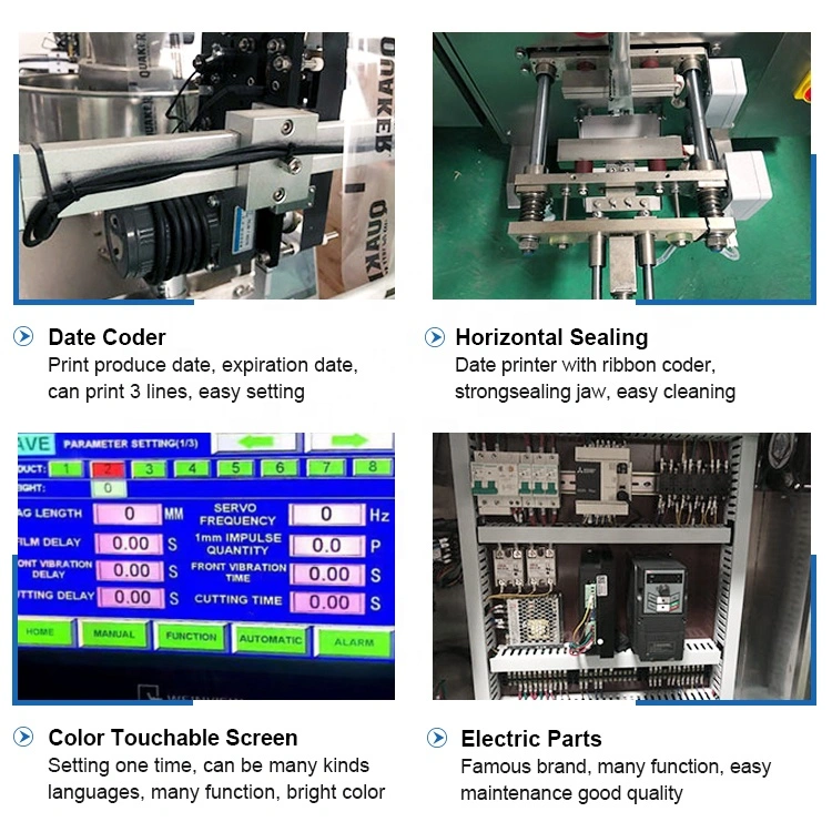 Full Automatic Chilli Powder Condiments Cassava Seasoning Ginger Flour Vertical Customized Advanced Spice Packaging Machine