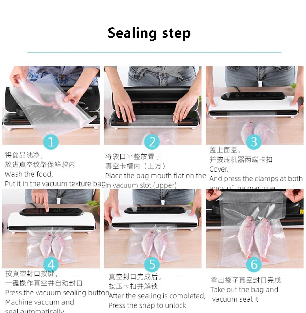 Portable Mini Household Meat Vegetable Vacuum Sealer Packing Machine