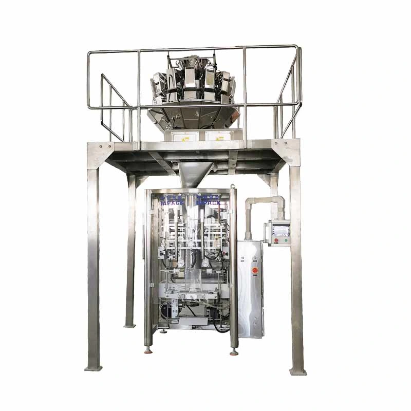 Vertical Film Sealing Pouch Packing (Packaging) Machine for Potato Chip/Nut/Candy/Beef Jerky