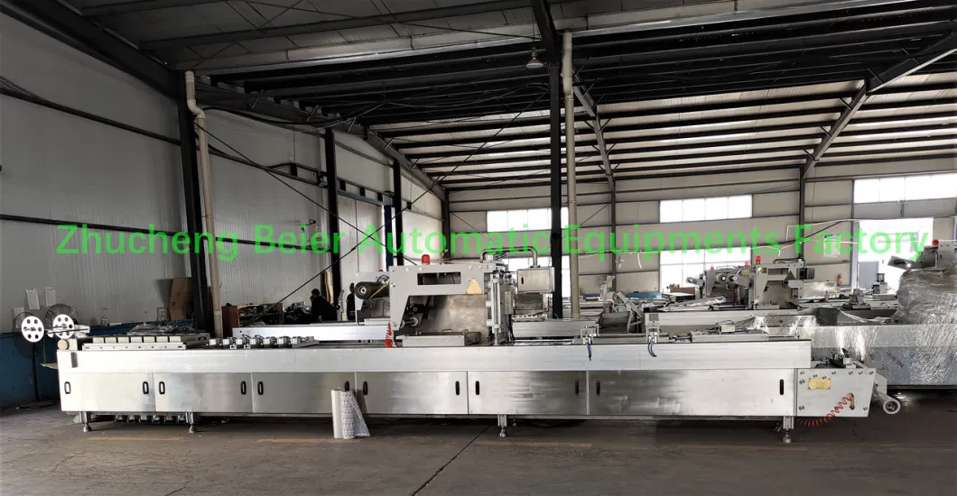 Film Stretching Vacuum and Nitrogen Filling Thermoforming Packing Machine for Food/Meat/Vegetable