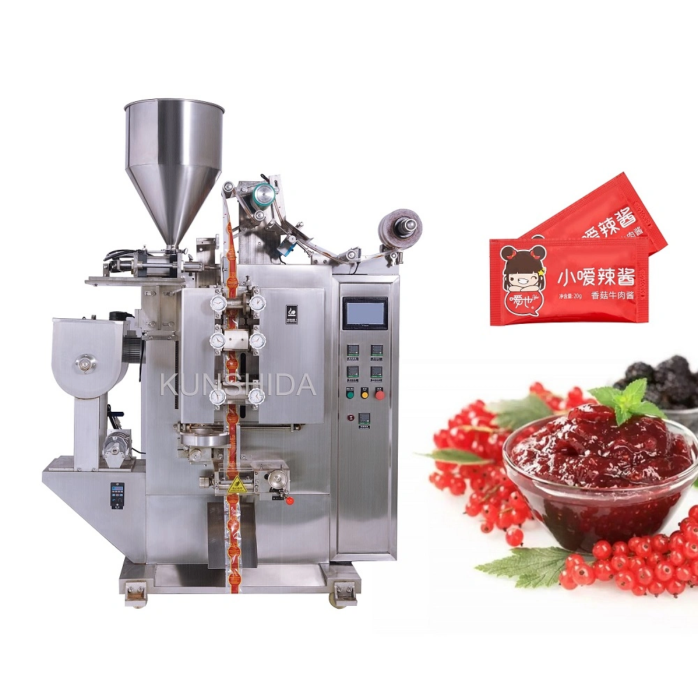 Automatic Honey/ Ketchup /Sauce / Liquid Juice/Oil /Peanut Butter /Jam/Cream /Salad /Soup /Tomato/Ketchup Sealing Machine Packaging Machine Packing Machine