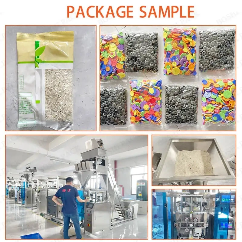 Snacks Multiheads Weigher Packing Machine to Pack Chips Soya Chunks Multi Head Full Packaging Machine for Soya Chunks