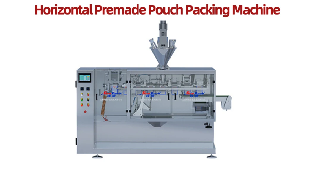 Automatic Horizontal Doypack Pouch Cookie Condiment Packaging Machine