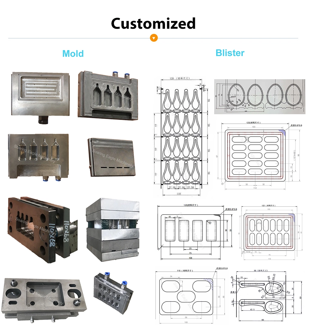 Automatic Liquid Honey Butter Thermoforming Blister Packaging Machine