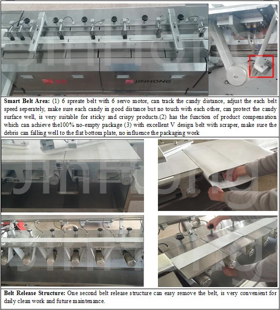 Multi Function Cookies Automatic High Speed Flow Wrapping Packing Machine