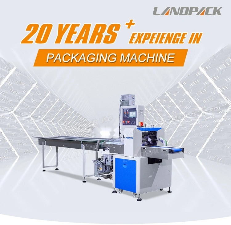 Landpack Lp-450X Automatic Bread Bun Curd Tao Hu Tofu Doufu Packaging Packing Machine