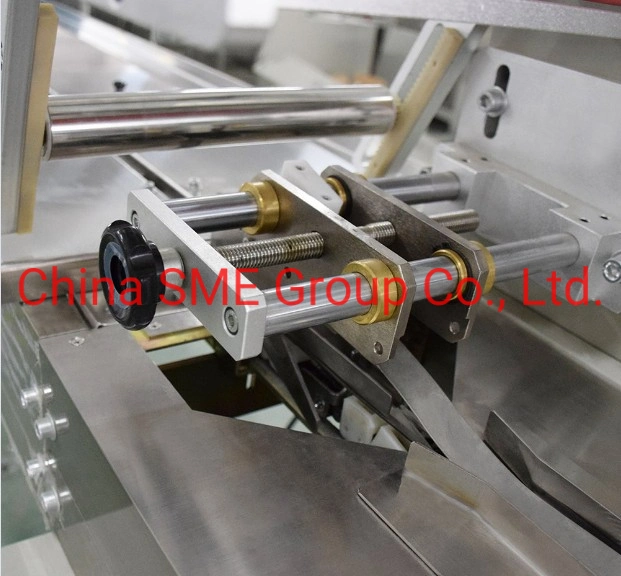 Frozen Dumpling Empanada Samosa Horizontal Packaging Overwrapping Machine Snack Biscuits Cookies Bread Food Machine Bakery Flow Wrapper Machine