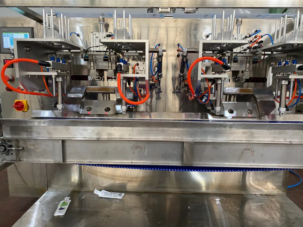 4 Nozzles Automatic Japanese Tofu Bag Packaging Machine