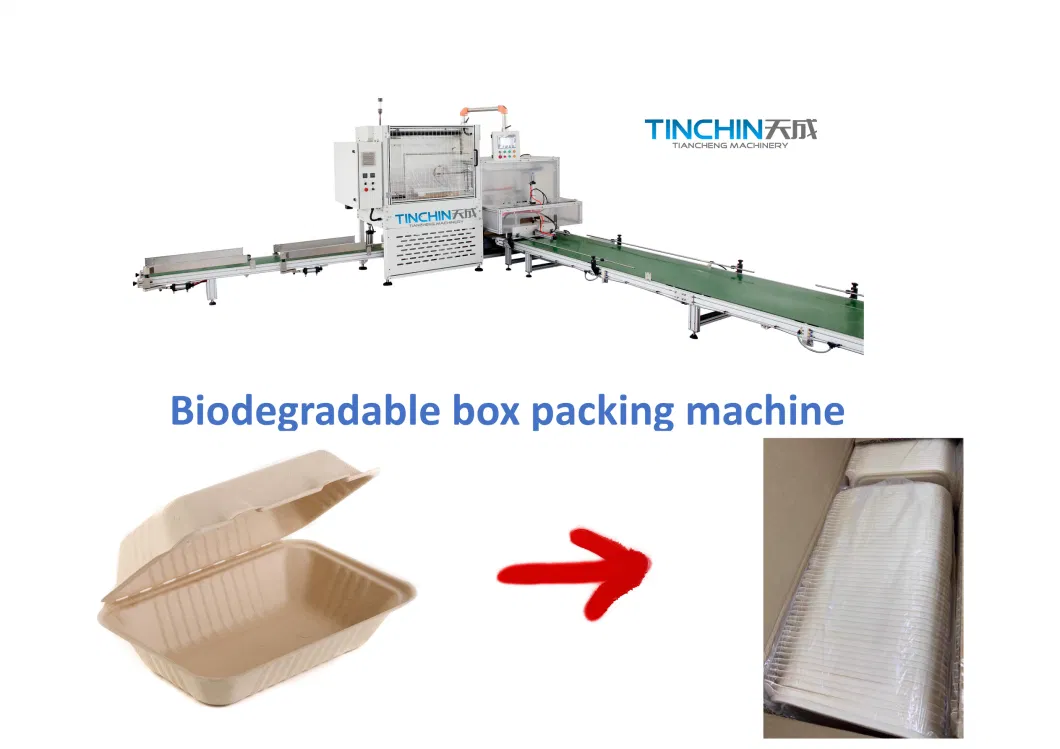 High Speed Automatic Eco Friendly Disposable Biodegradable Plastic Paper Lid Cover Cup Lunch Box Plate Container Packing Making Forming Machine