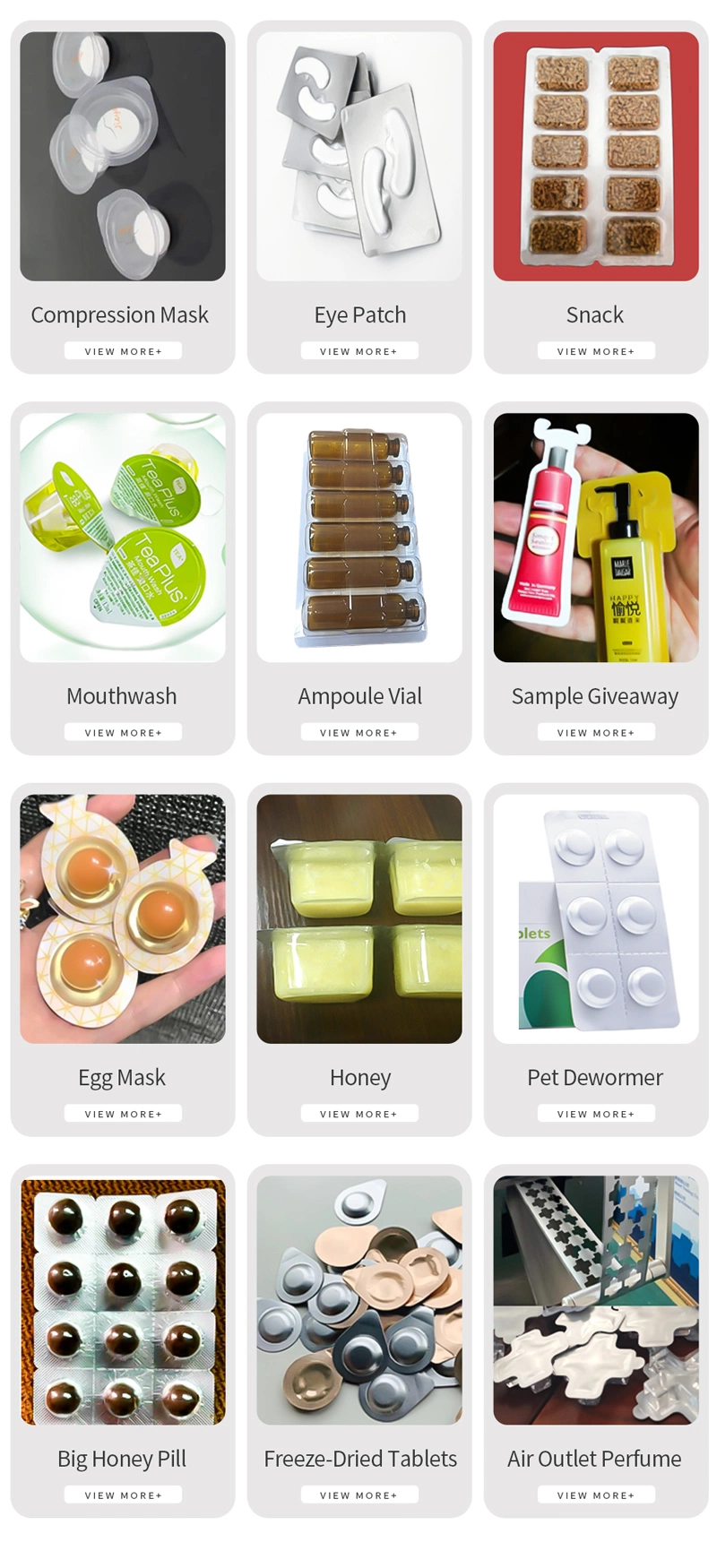 Automatic Tablet Capsule Medical Ketchup Butter Cheese Chocolate Pharmaceutical Blister Packaging Machine