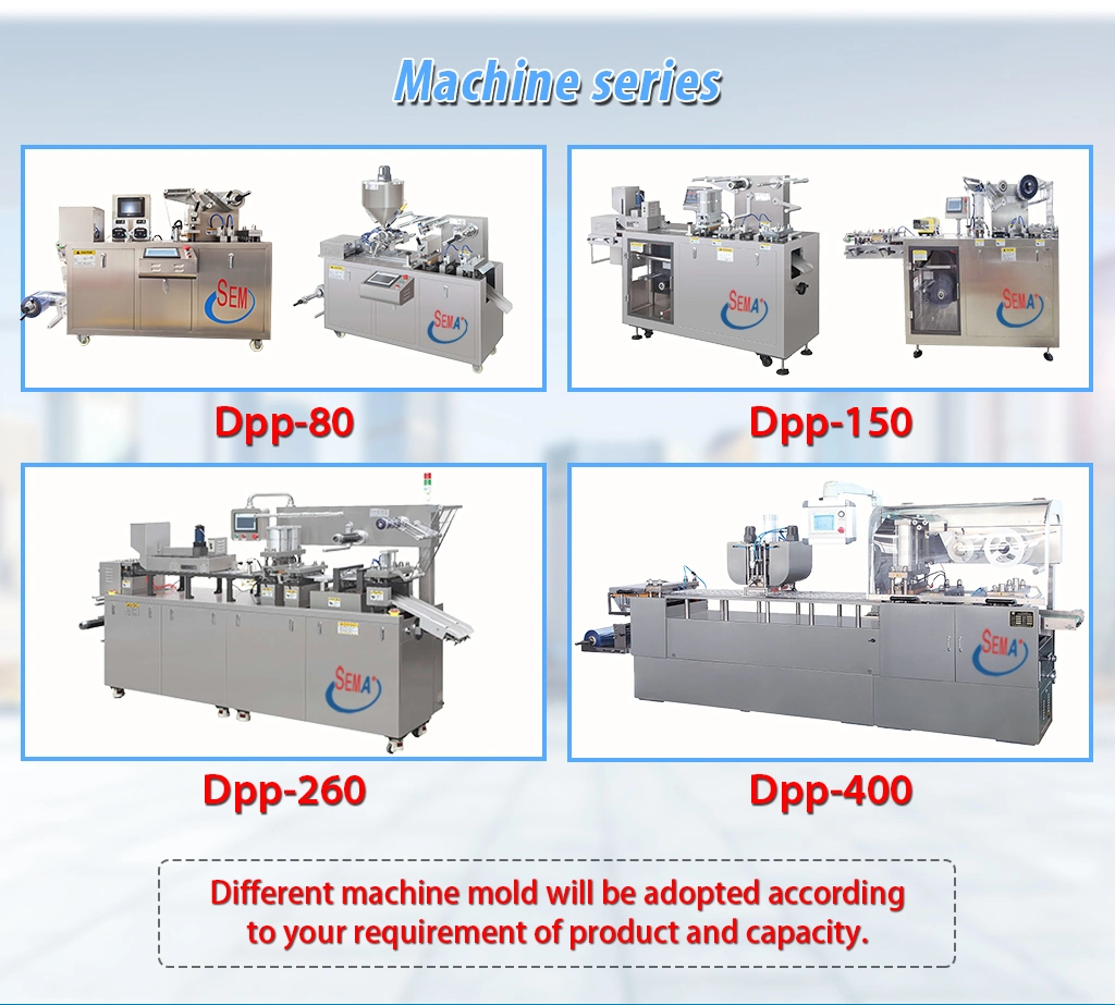 Automatic Liquid Honey Butter Thermoforming Blister Packaging Machine