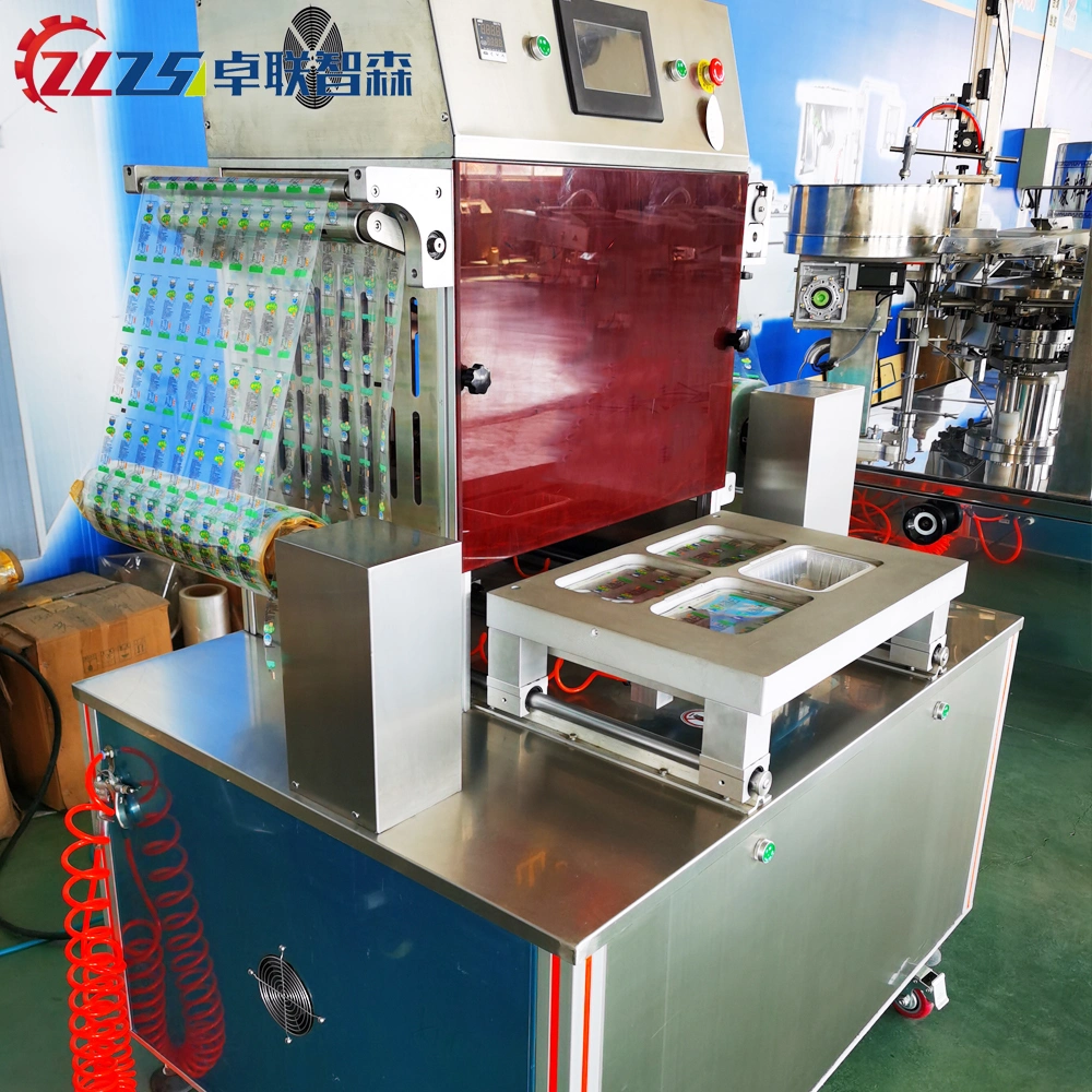 Zlzsen High Quality Packing Machine Lunch Box Packing Manual Blister Fast Food Tray Sealing Machine