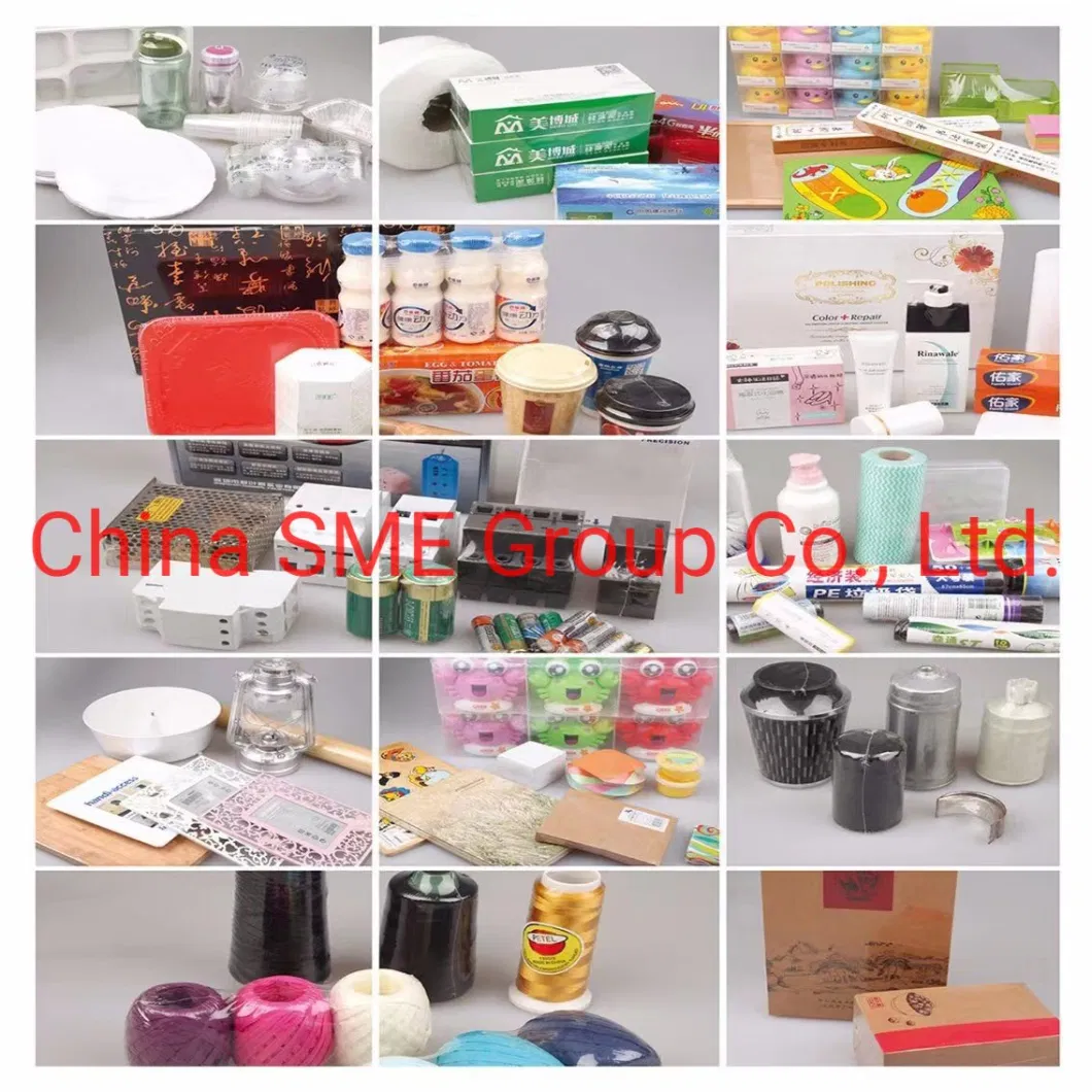 Automatic Servo Lunch Meal Box Heat Shrink Film Flow Pillow Wrapping Packing Machine with Feeder