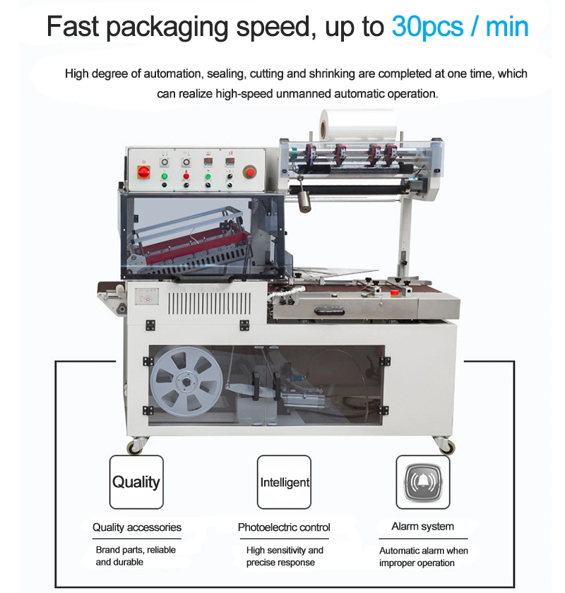 Fully-Auto POF/ PVC Film L Type Shrink Machinery for Packing Lunch Boxes