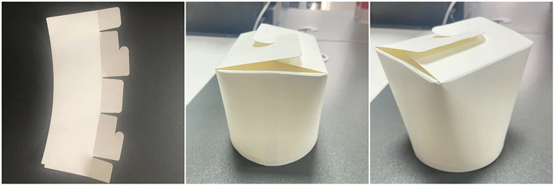 Disposable Kraft Paper Corrugated Food Packaging Lunch Snack Hamburger Box Bio-Degradable Pasta Box Making Machine