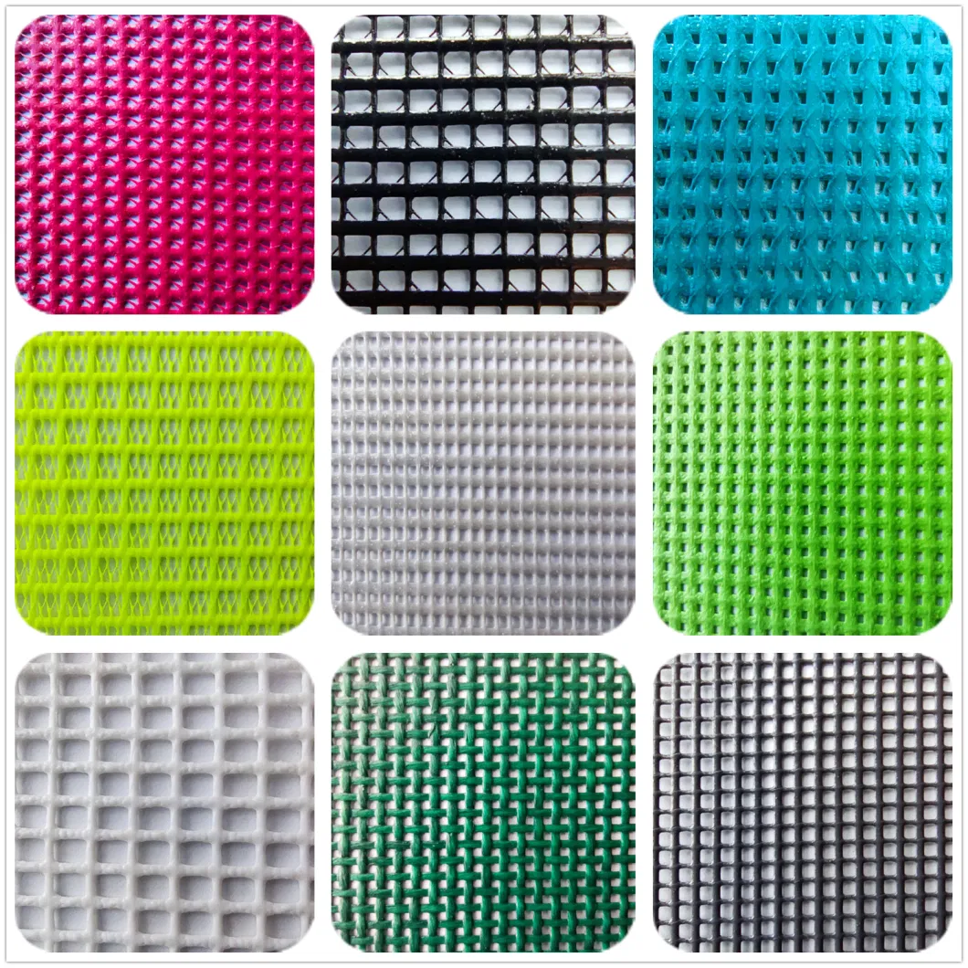 Colorful 1000d PVC Coated Polyester Mesh Fabric