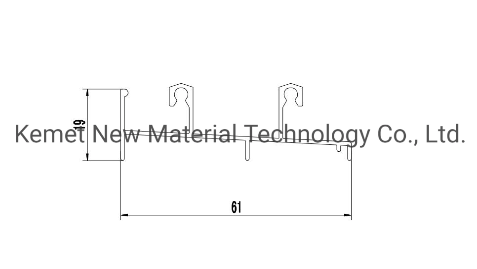 Perfil De Extrusi&oacute; N De Aluminio PARA Ventanas Y Puertas PARA EL Mercado De Chile