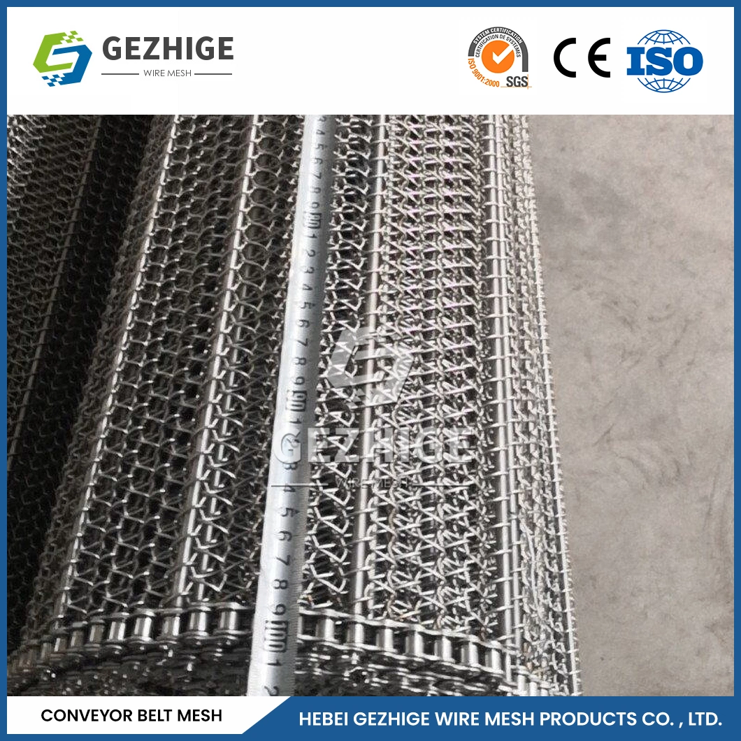 Gezhige Polyester Nylon Dry Woven Wire Mini Food Conveyor Belt Filter Fabric Screen Printing Polyester Mesh