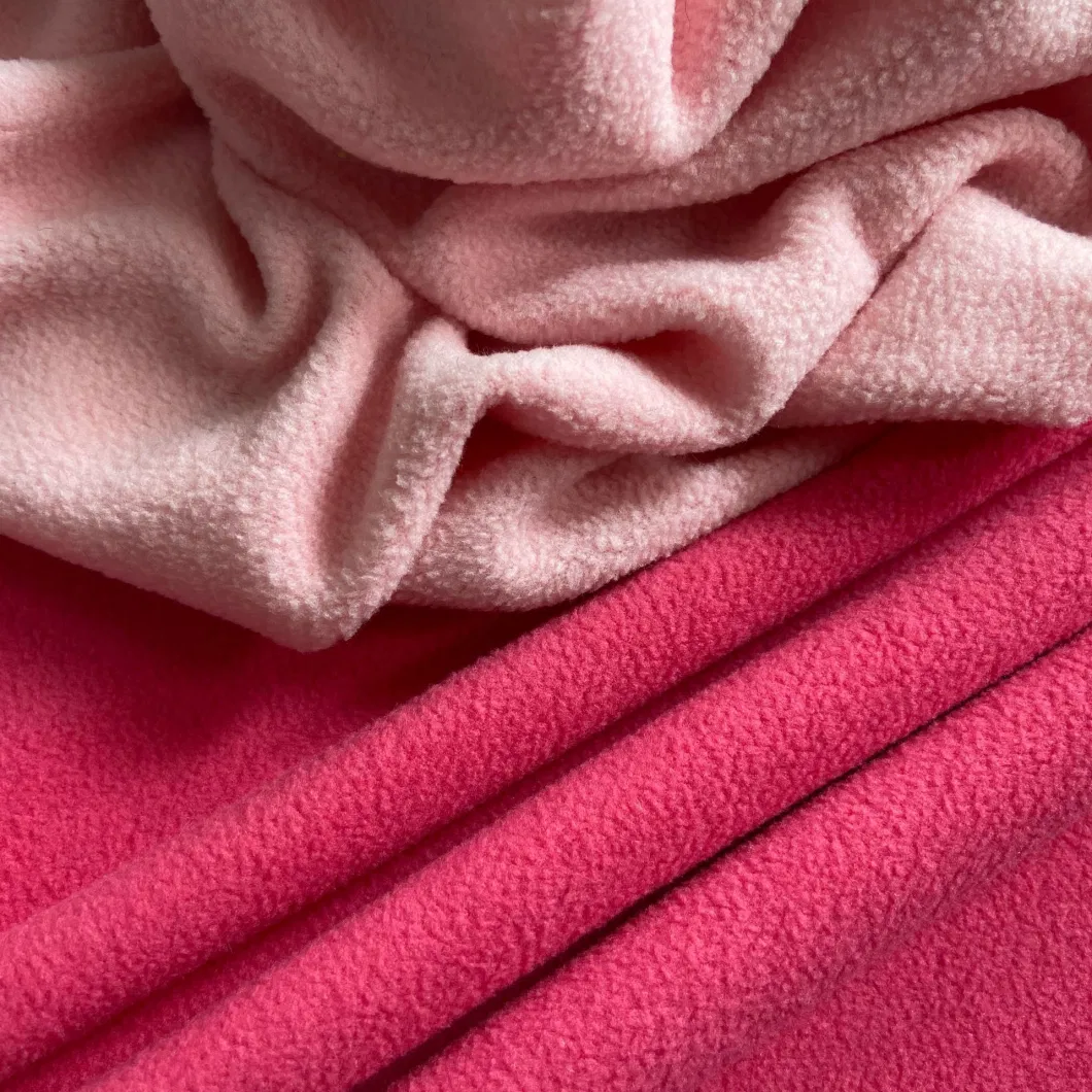 Polar Fleece Fabric 100% Polyester Tela Coral Thick Fleece Fabric