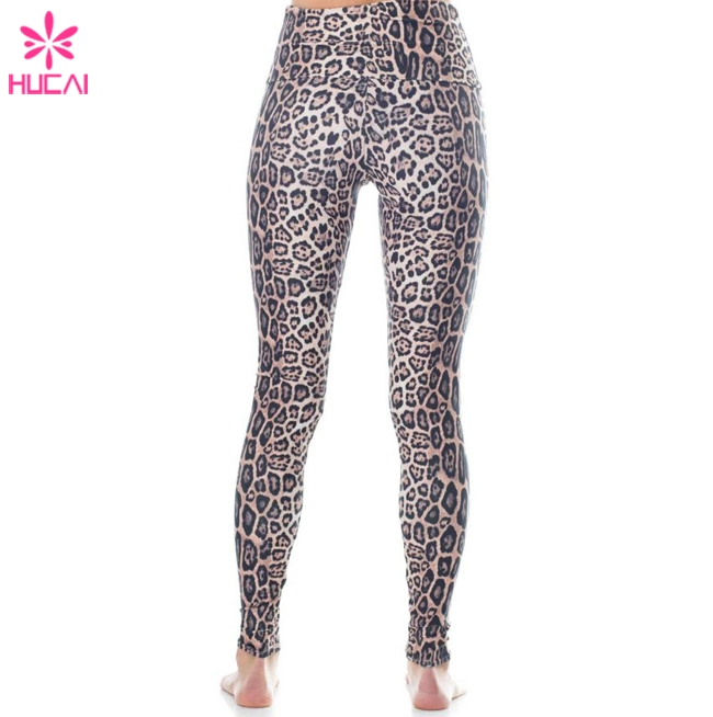 Wholesale Sexy Custom Print Women Nylon Yoga Zebra Leggings