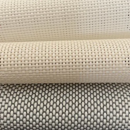 5% Plain Weaing Openness Sunscreen Fabric for Roller Blinds Roller Shade PVC Screen 70% PVC and 30% Polyester