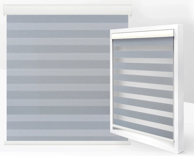 Antibacterial Sunscreen Roller Zebra Blinds Fabric