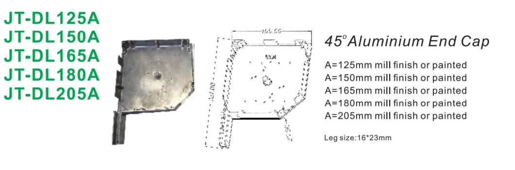 Rolling Blinds /Roller Shutter Accessories, Aluminum End Cap