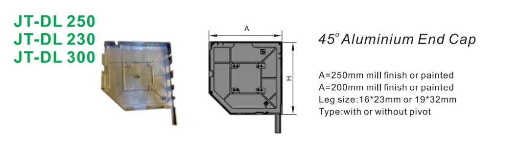 Rolling Blinds /Roller Shutter Accessories, Aluminum End Cap