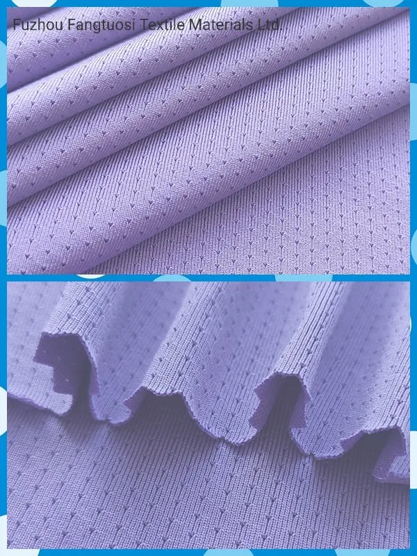 High Quality Upf 50+ Polyester Spandex Knitted Sport Fabric for Sun Protection Clothing